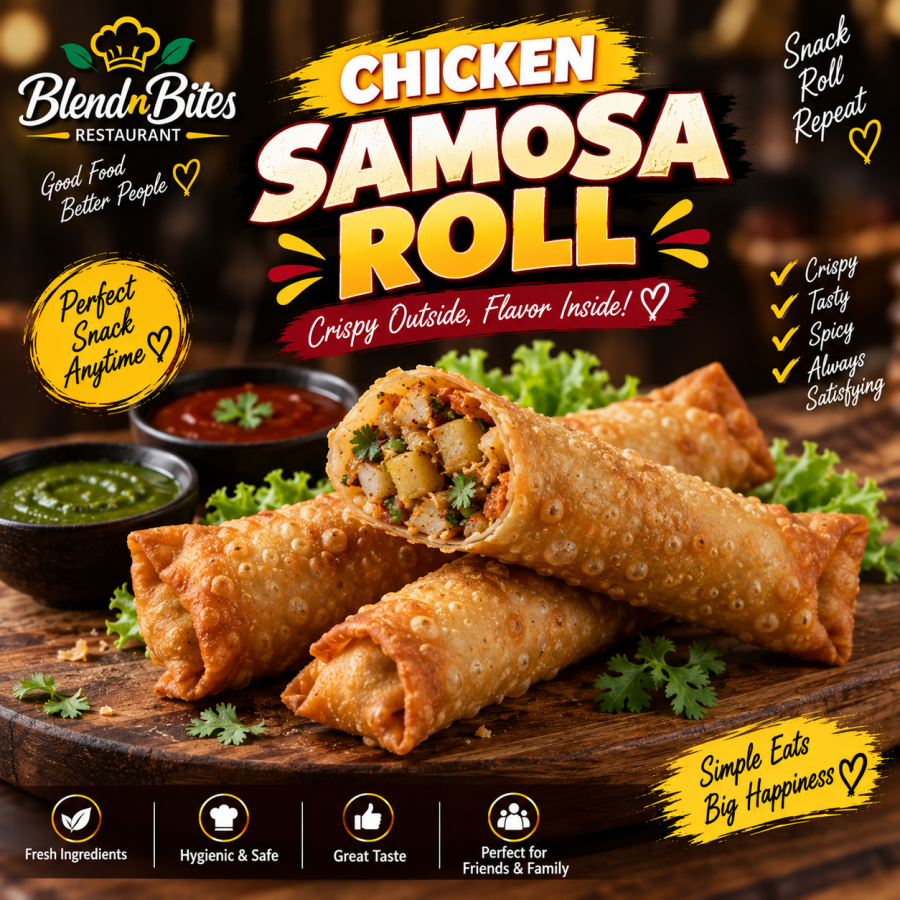 Samosa Chicken Roll