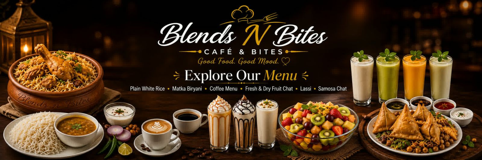 Blends N Bites menu